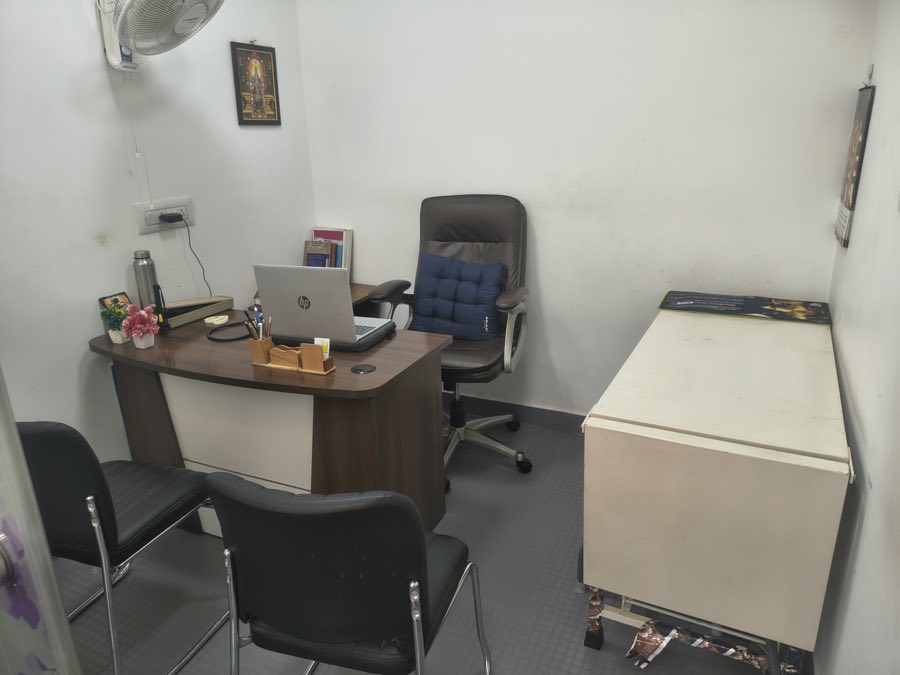 Consultation room at MS Psychiatry Clinic