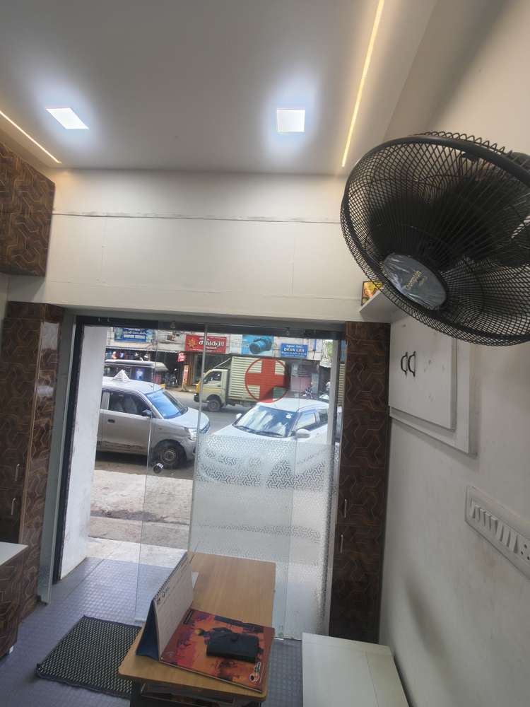 View from inside MS Psychiatry Clinic toward Sivagangai Main Road